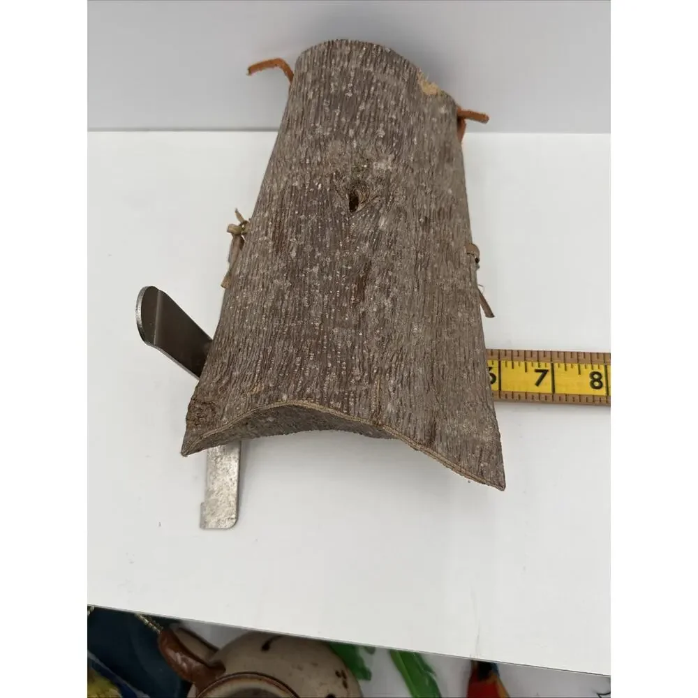 Rustic Primitive Native Appalachian Ethnic Tree Bark Berry‎ Gathering Basket 8x6